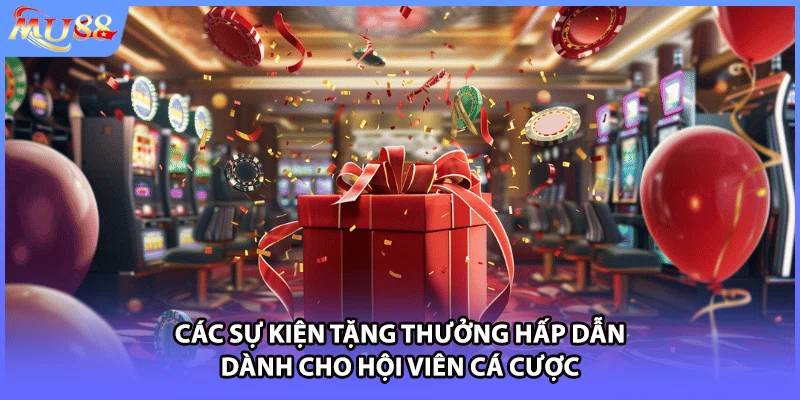 Các sự kiện tặng thưởng hấp dẫn dành cho hội viên cá cược
