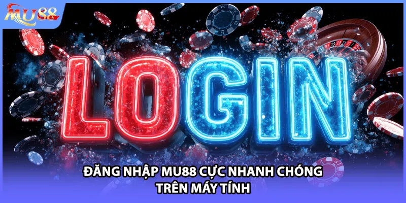 Đăng nhập MU88 cực nhanh chóng trên máy tính